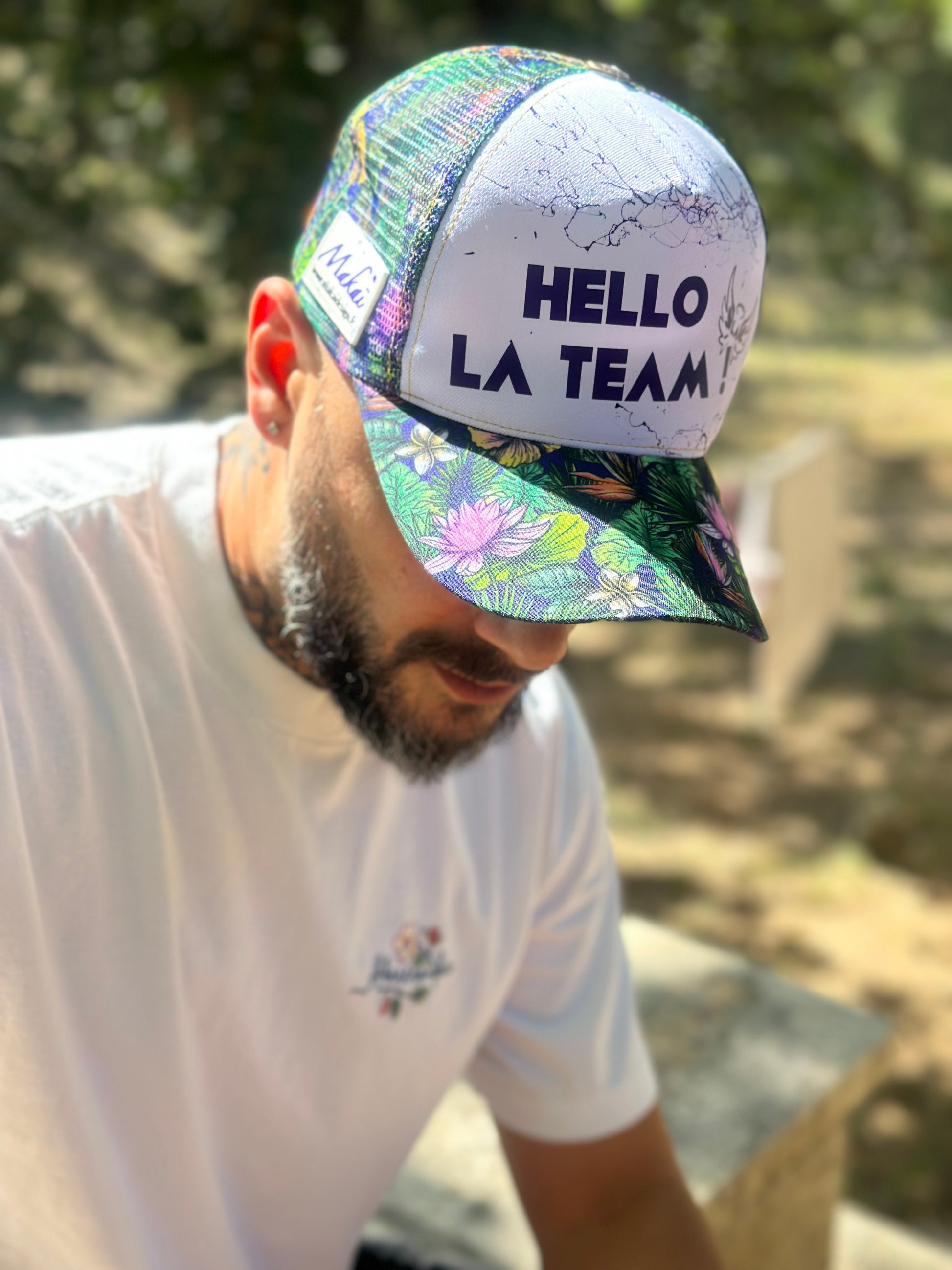 Casquette Collector Flower HELLO LA TEAM !