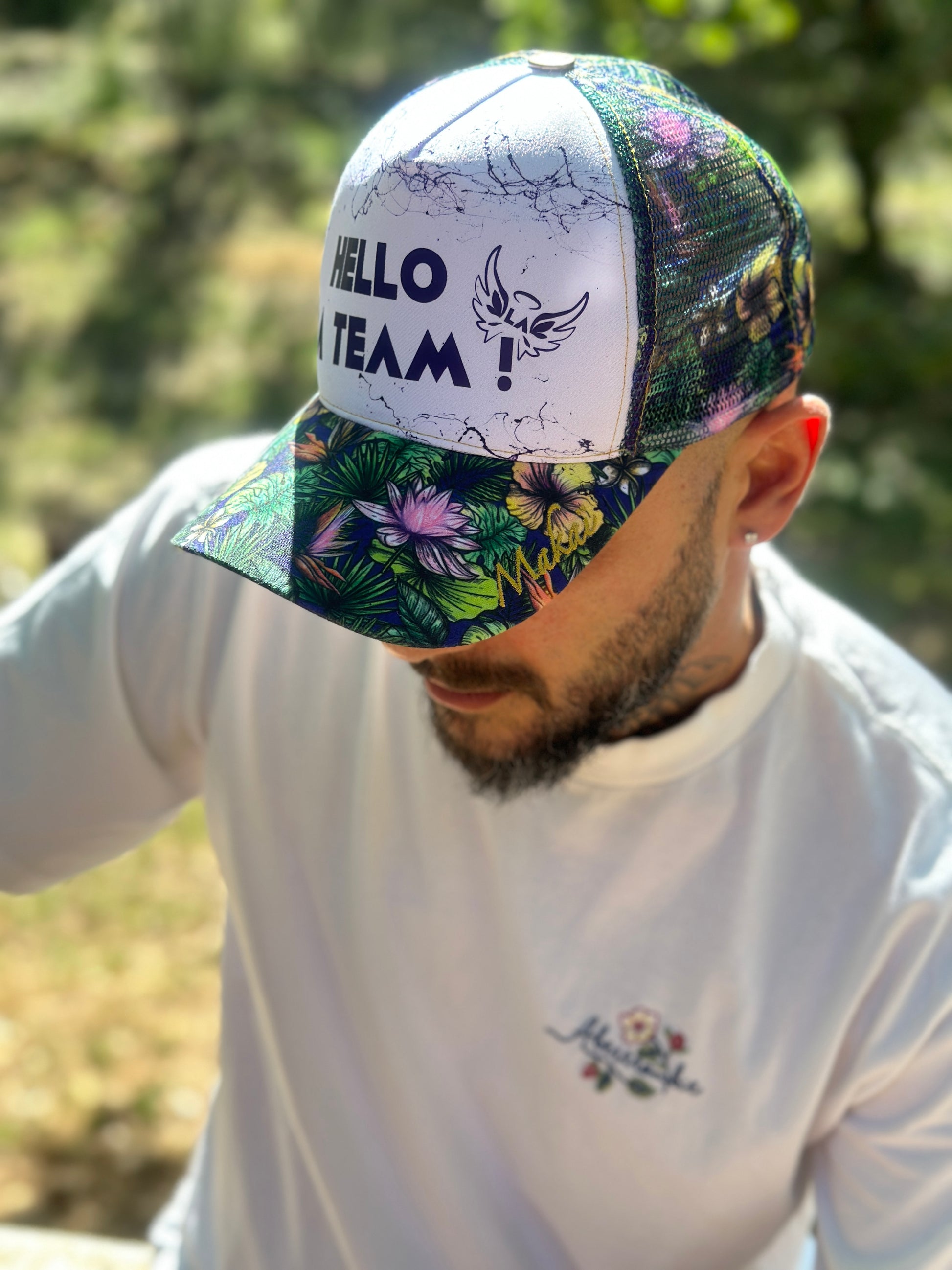 Casquette Collector Flower HELLO LA TEAM !