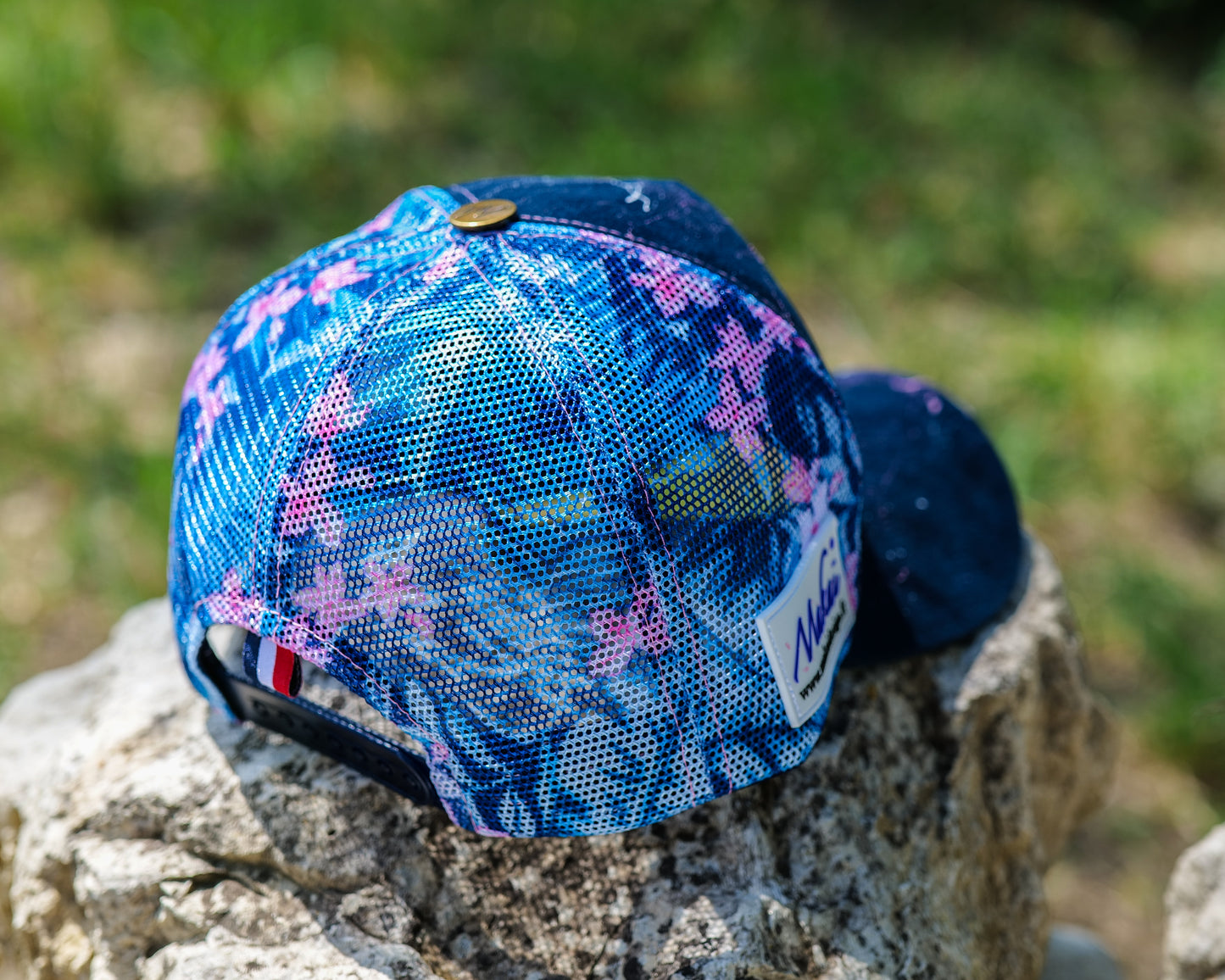 Casquette Collector Rose Bleue HELLO LA TEAM !