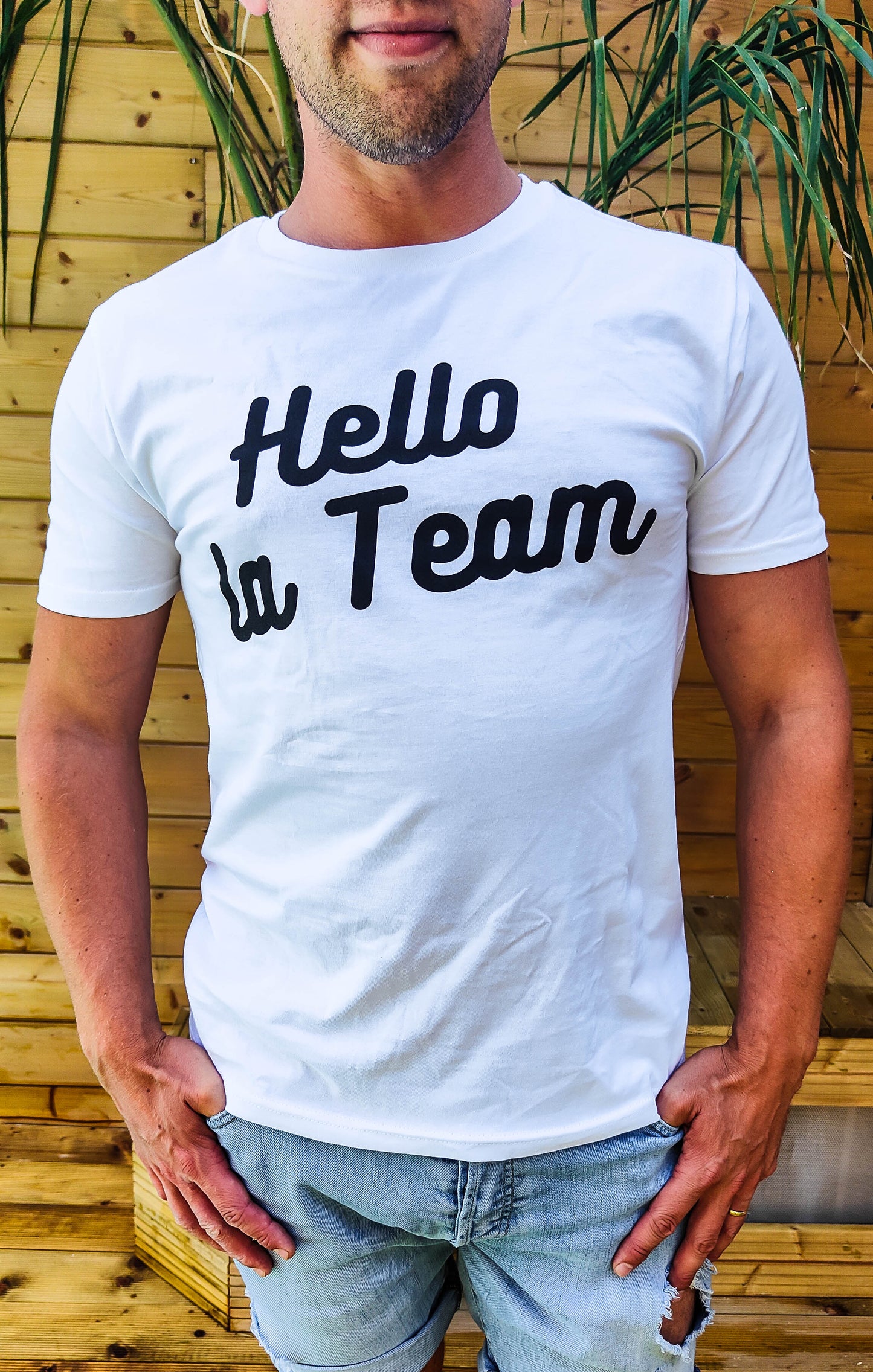 T-Shirt LittleAngel84 "Hello La Team"