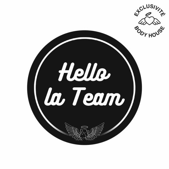 Hello la Team - Sticker Rond - LittleAngel84